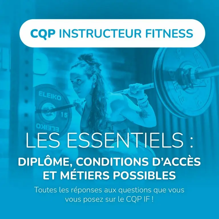 Le CQP Instructeur Fitness : diplôme, conditions d'accès et métiers possibles
